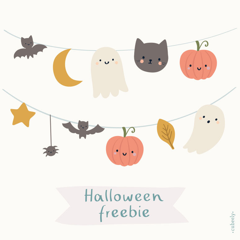 Printable Halloween Déco Guirlande enfants