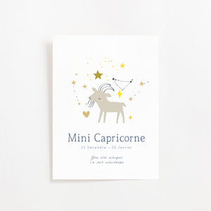 Carte Astro - Mini Capricorne