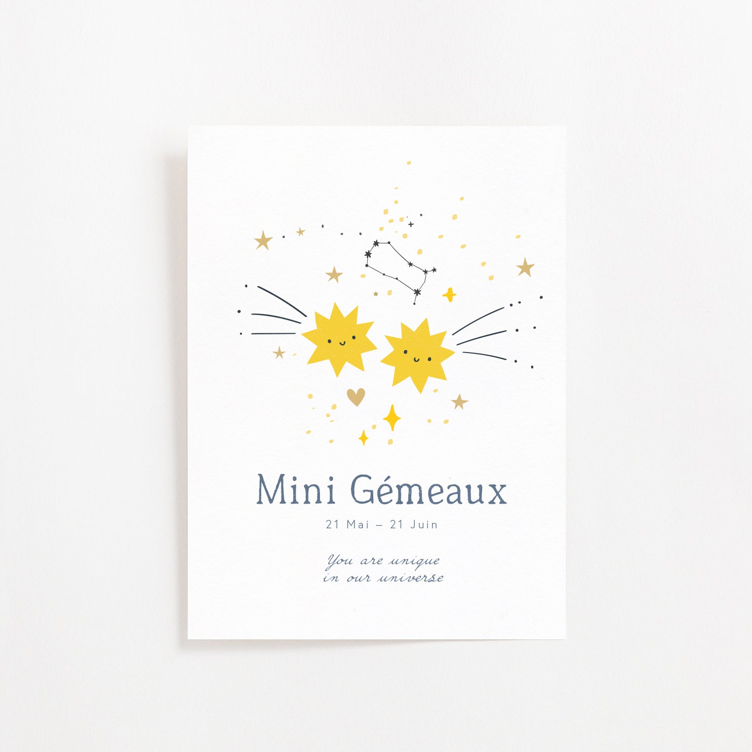 Carte Astro - Mini Gémeaux