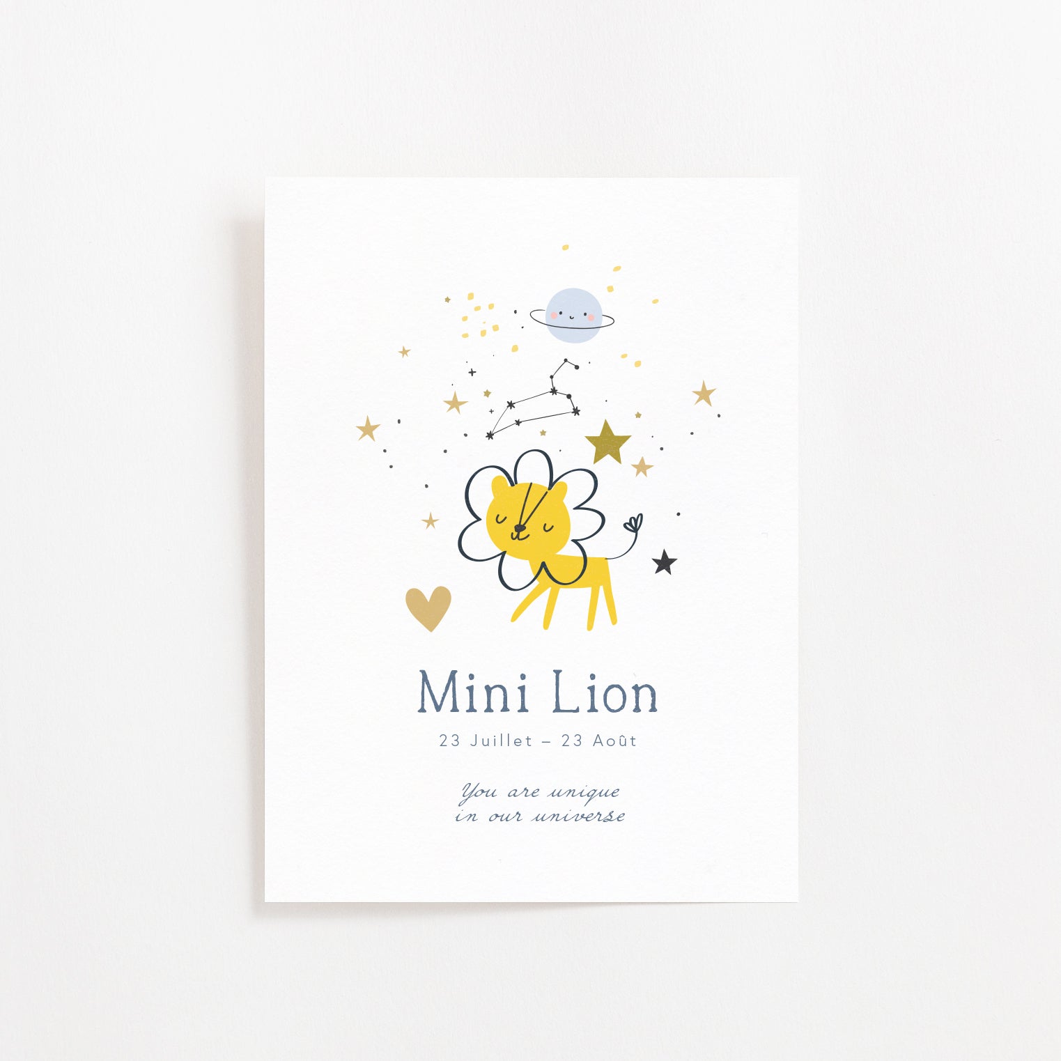 Carte Astro - Mini Lion